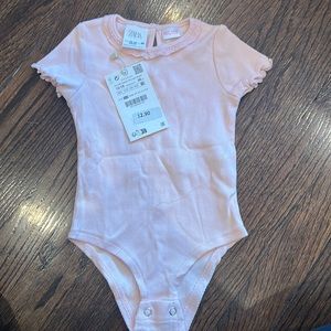 Zara baby onesie petal pink size 12-18 months